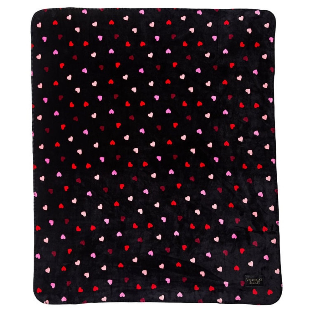Victoria’s Secret hearts blanket throw